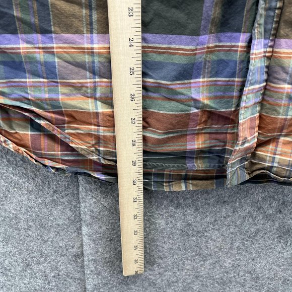 Polo Ralph Lauren Shirt Men Extra Large Brown Pink Casual Button Down Plaid XL - Picture 7 of 14